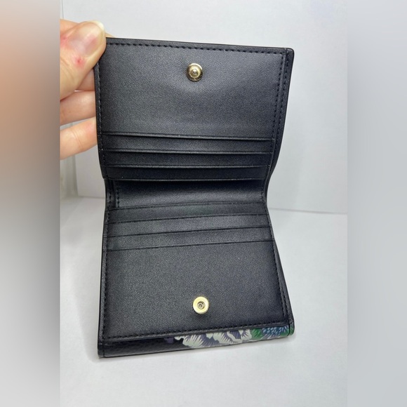 Coach Georgie Small Wallet In Signature Canvas With Kaffe Fassett Print - Picture 10 of 10